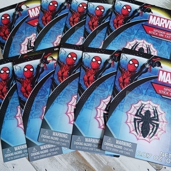 Marvel Spider Girl Stick On Tattoos - Picture 5 of 5